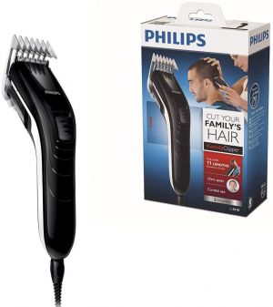 Philips QC5115/13 Series 3000 Easy To Clean Corded Hair Clipper - Black