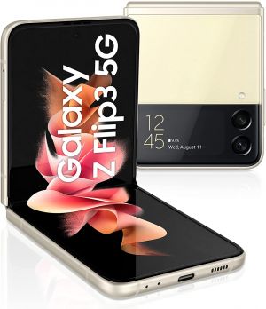 Samsung Galaxy Z Flip 3 5G 256GB SIM-Free Smartphone Unlocked - Cream