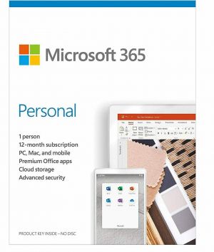 Microsoft QQ2-01007 365 Personal PC/Mac & Mobile 1 User - Swedish