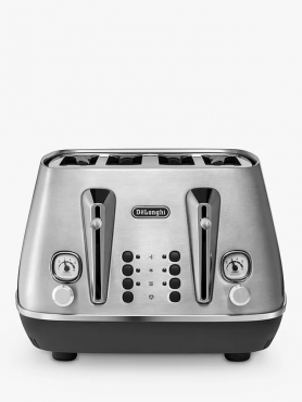 De'Longhi Distina X 4 Slice Toaster - Stainless Steel