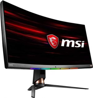 MSI Optix 34'' Ultra Wide Curved Gaming Monitor LED 21:9 MPG341CQR - Black