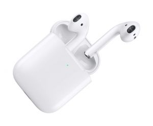 Apple MRXJ2ZM/A AirPods 2019 with Wireless Charging Case - White