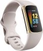 Fitbit Charge 5 Activity Tracker GPS Health Watch - Lunar White/Soft Gold